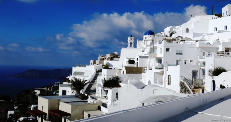 Along the trail from Fira to Oia, SantoriniSantorini