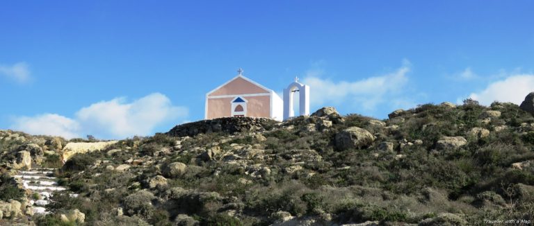 Santorini in the winter