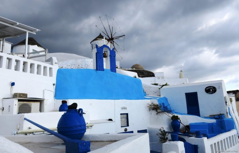 Oia Santorini in the winter