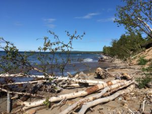 camping on Lake Superior