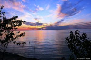 camping at Apostle Islands, WI