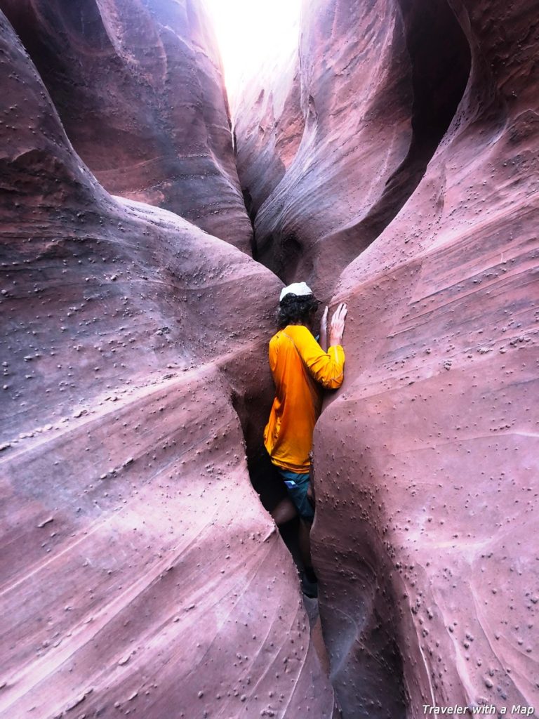 hiking slot canyons in Escalante National Monument, Spooky Gulch