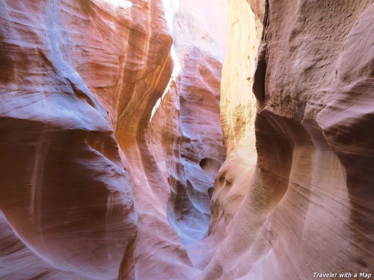 hiking slot canyons in Escalante National Monument