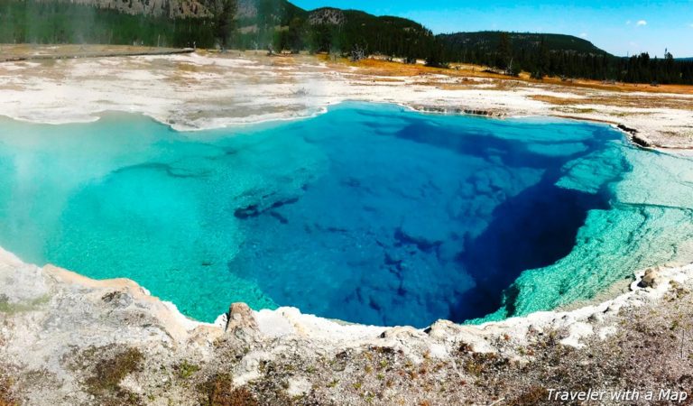 Sapphire Pool - one of the most beautiful things in Yellowstone National Park