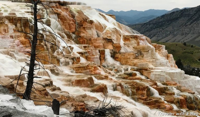 Cleopatra Springs at Mammoth Hot Springs