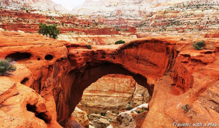 Cassidy Arch in Capitol Reef National Park