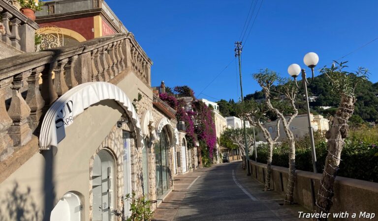 Capri Town in the winter