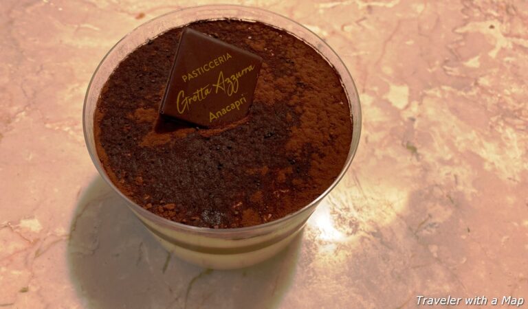 Amazing tiramisu on Capri